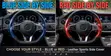 Side by Side Steering Wheel Covers - Carbon Fiber Look - 3