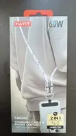 Havit USB-C to USB-C Cable & Phone Lanyard - 1