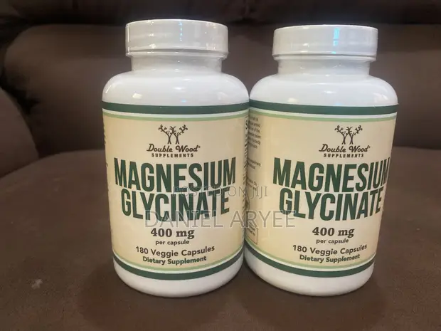 Double Wood Magnesium Glycinate 400mg - 180 Capsules - 1
