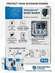 Waterproof Switch Socket IP66 Outdoor Power Outlet (16A) - 5