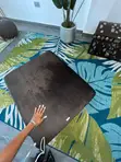 Black Luxury Square Ottoman - 3