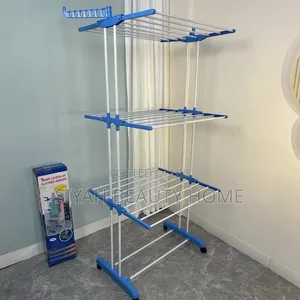 Movable 3-Layer Clothes Hanger & Laundry Drying Stand