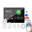 Ubero B700 Touchscreen Tuya WiFi 4G Wireless Home Alarm System Kit - 1