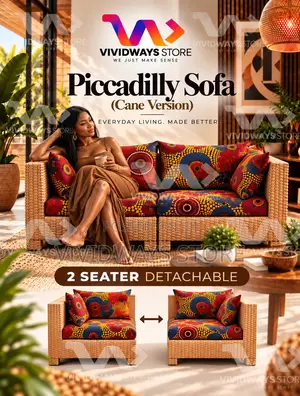 Vividways Piccadilly Sofa | Cane Version