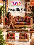Vividways Piccadilly Sofa | Cane Version - 1