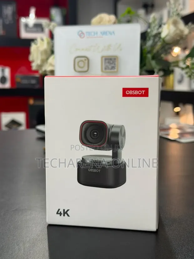 OBSBOT Tinny 3 AI-Powered 4K PTZ Webcam - 1