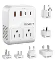 Trevolty 7-in-1 European Travel Adapter with PD 45W - 1