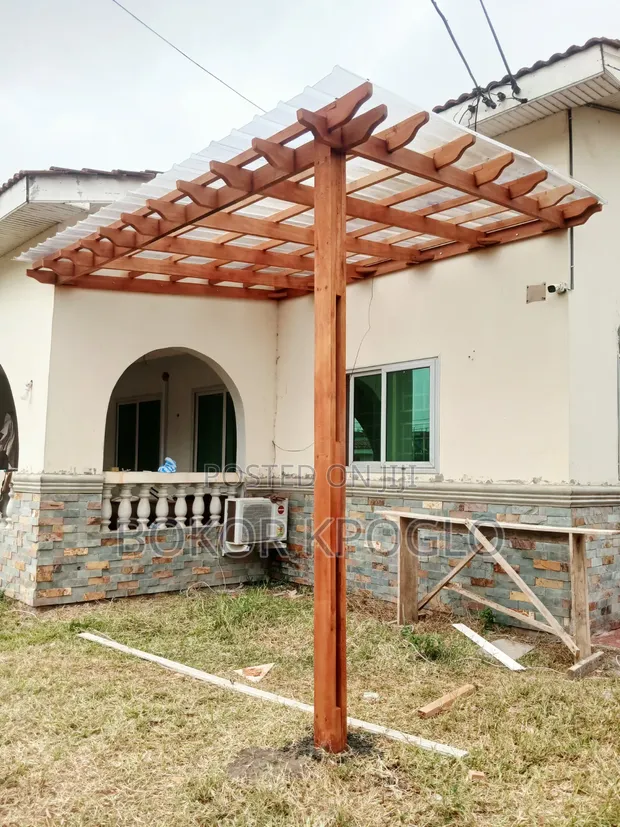 Pergola Construction and Spraying Works - 1