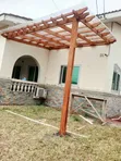 Pergola Construction and Spraying Works - 4