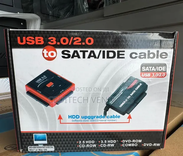 USB 3.0 to SATA/IDE Adapter Cable - 1