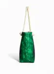Large Capacity Ladies Totebag with Purse - Green - 1