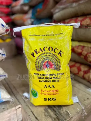 Peacock Thai Hom Mali Jasmine Rice - 5kg AAA