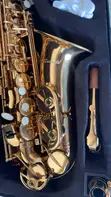 Sunsmile Golden Alto Saxophone - Like New - 4
