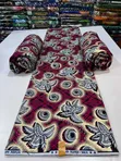 African Print Fabric with Glitter and Stones - 2
