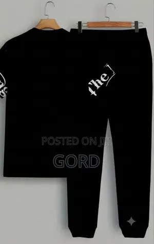 Men's Classic Black 2-Piece Set