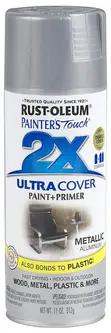 Painter's Touch 2X Metallic Aluminum Spray Paint + Primer - 11oz - 3