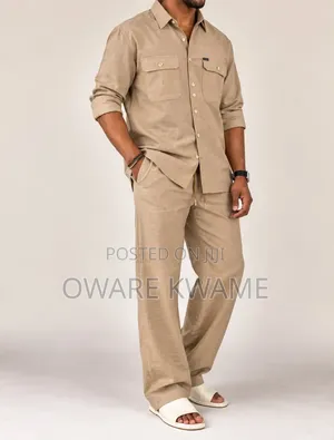 A&D Linen Top and Down - Brand New