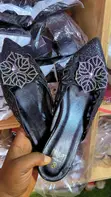 Max Selection Ladies Half Shoes - Size 39, Black - 3