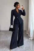 Elegant Ladies' Blazer Set - 2