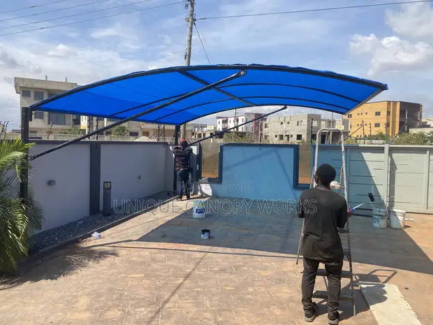 Durable Lakeside Car Canopy - 1