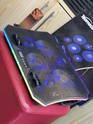 Topmate C12 RGB Laptop Cooling Pad with Phone Holder