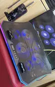 Topmate C12 RGB Laptop Cooling Pad with Phone Holder - 3