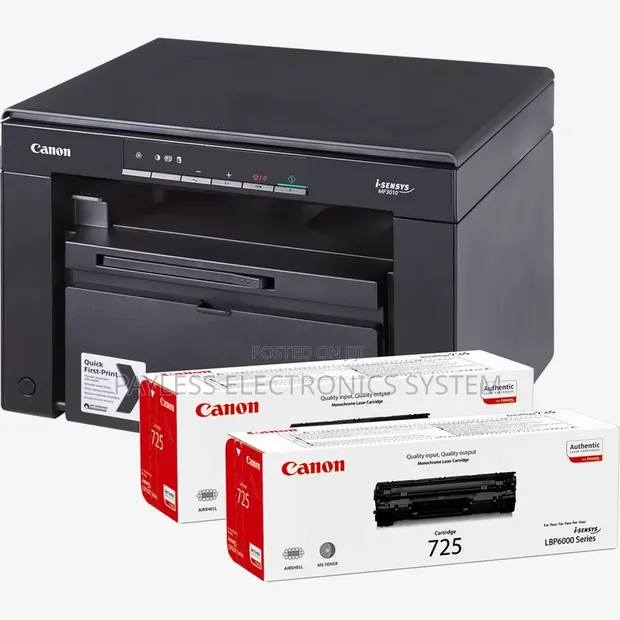 Canon i-SENSYS MF3010 A4 Mono Multifunction Laser Printer - 1