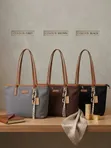 Fashion Handbag - Genuine Leather - 1