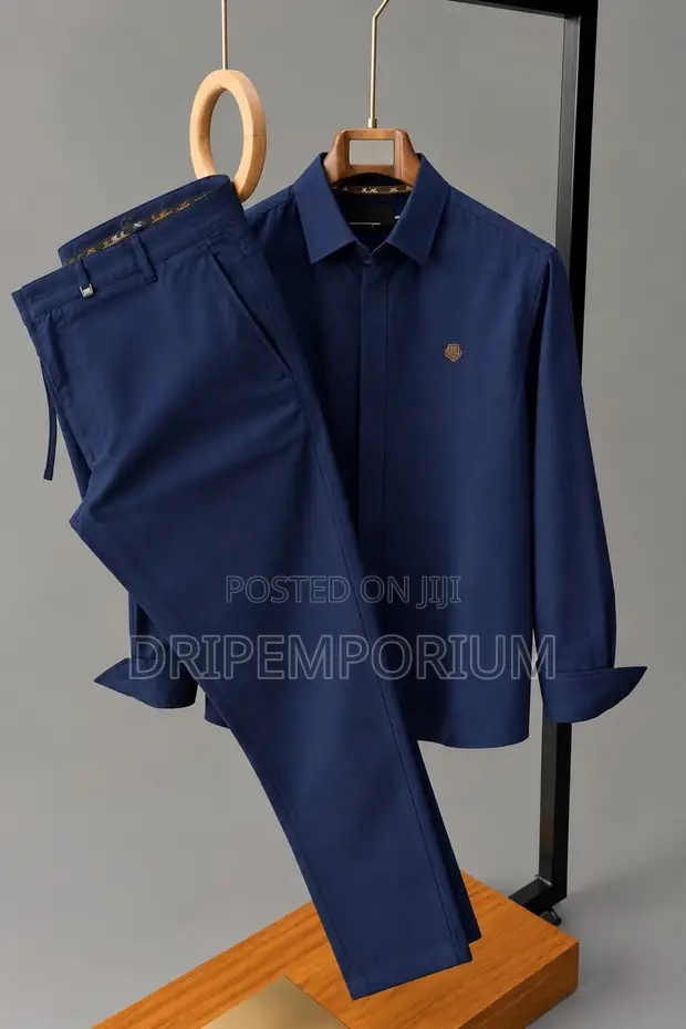 Tight Line Clothing Navy Linen Set - Men's - 1
