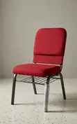 Red Banquet Church Chair - 1
