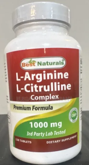 L-Arginine L-Citrulline Complex 1000mg 120 Tablets