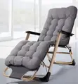 Adjustable Folding Lounge Chair - Gray - 1