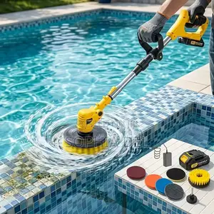 20V Cordless Electric Spin Scrubber & Polishing Machine
