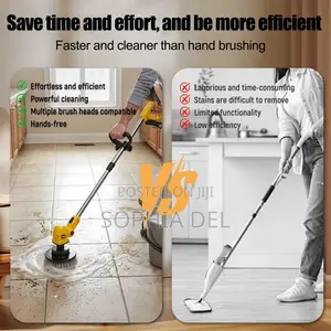 20V Cordless Electric Spin Scrubber & Polishing Machine