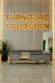 Modern Marble-Effect TV Stand - 2