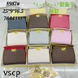 Genuine Leather Classic Handbag - Multicolor - 1