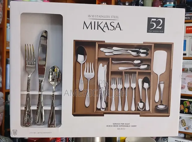 Mikasa 52-Piece 18/10 Stainless Steel Cutlery Set - 1
