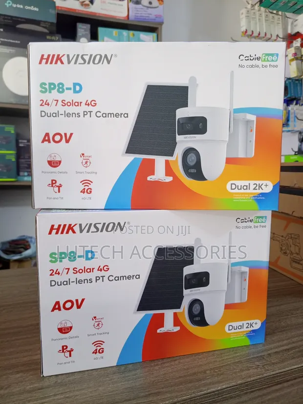 Hikvision AOV 4G Dual Lens PT Solar Camera - 1
