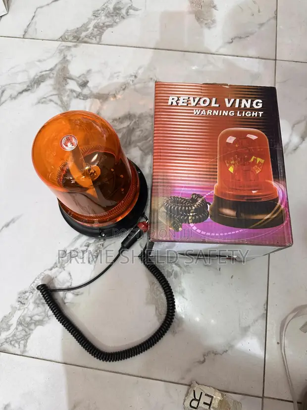 Amber LED Warning Beacon Light - 12/24V - 1