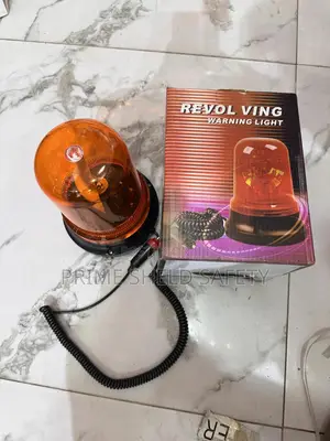 Amber LED Warning Beacon Light - 12/24V