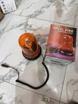 Amber LED Warning Beacon Light - 12/24V - 2