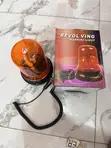 Amber LED Warning Beacon Light - 12/24V - 3