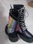 Unisex High Top Boots Size 35 - 4