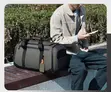Genuine Leather Travel Bag - Green - 2