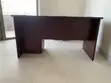 Executive Wooden Office Desk with Lockable Drawer - 1