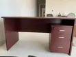 Executive Wooden Office Desk with Lockable Drawer - 2