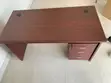 Executive Wooden Office Desk with Lockable Drawer - 3