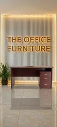 Executive Wooden Office Desk with Lockable Drawer - 4