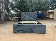 Double Bed Frame - Woodland Furniture Slate Geometric - 2