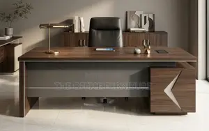 Executive Office Desk with Ergonomic Chair